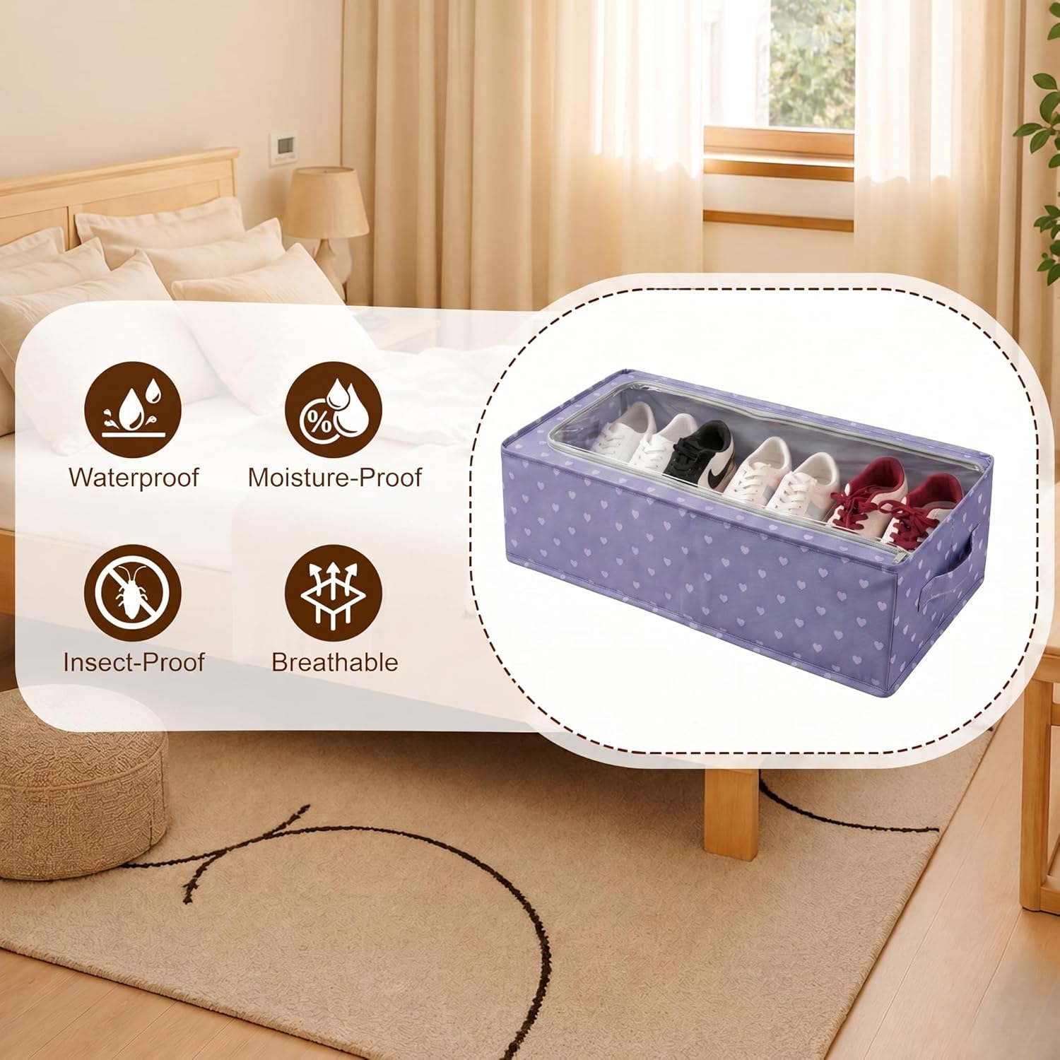 DecorTwist Transparent Shoe Storage Box for Closet &Best Amazon Deals