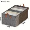 FLYNGO 4Pcs Clothes Organizer for Wardrobe with MetalBest Amazon Deals