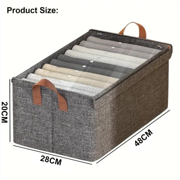 FLYNGO 4Pcs Clothes Organizer for Wardrobe with MetalBest Amazon Deals