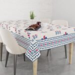Astitva 100% Cotton Premium 68 Seater Dining Table CoverBest Amazon Deals