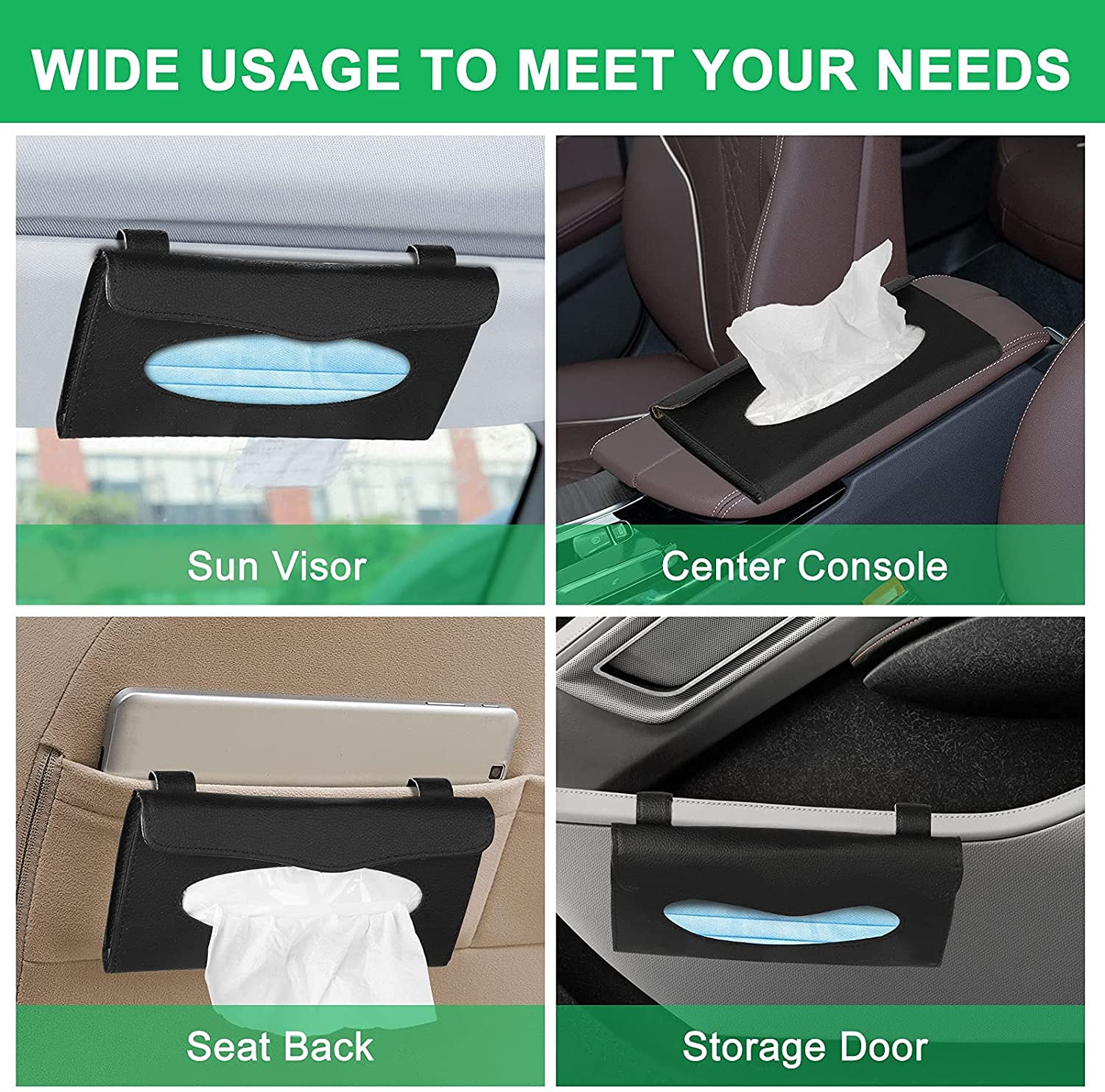 Detachi Car Tissue Holder, Sun Visor Napkin Holder, CarBest Amazon Deals