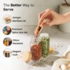 The Better Home Spice Storage Set with Airtight BambooBest Amazon Deals