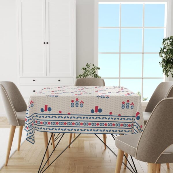 Astitva 100% Cotton Premium 68 Seater Dining Table CoverBest Amazon Deals