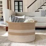 LBY Large Wicker Basket, Blanket Basket Living Room,Best Amazon Deals