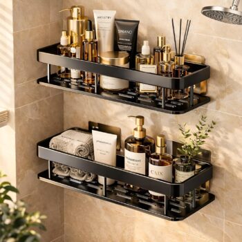 DALUCI Bathroom Shelf Without Drill for Wall | SelfBest Amazon Deals DALUCI Bathroom Shelf Without Drill for Wall | SelfBest Amazon Deals