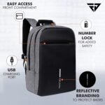FUR JADEN Anti Theft Number Lock Backpack Bag with 15.6Best Amazon Deals