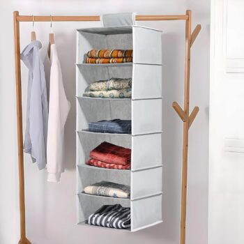 Kuber Industries 6-Shelf Foldable Hanging Organizer forBest Amazon Deals Kuber Industries 6-Shelf Foldable Hanging Organizer forBest Amazon Deals