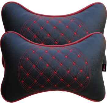 DETACHI Faux Leather Car Neck Rest Pillow/Cushion Set ofBest Amazon Deals DETACHI Faux Leather Car Neck Rest Pillow/Cushion Set ofBest Amazon Deals
