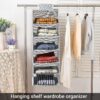 Kuber Industries 6-Shelf Foldable Hanging Organizer forBest Amazon Deals
