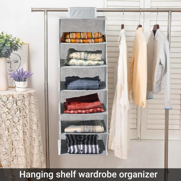 Kuber Industries 6-Shelf Foldable Hanging Organizer forBest Amazon Deals