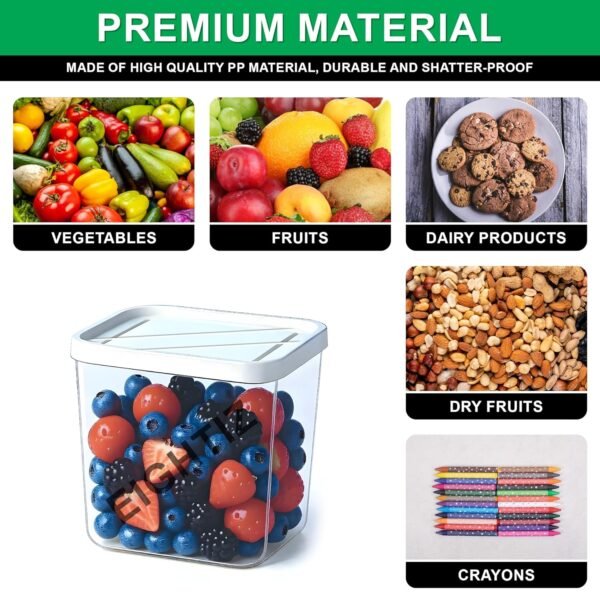 Eightiz Fridge Storage Boxes (Pack of 6) Freezer &Best Amazon Deals