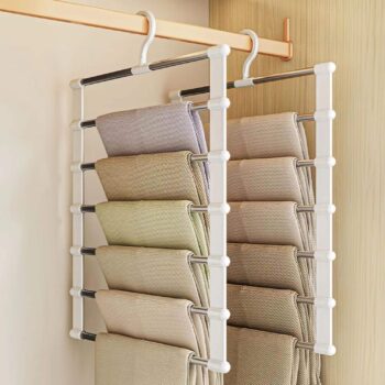 Xmart India 5 Layer Folding Pants Hangers - StainlessBest Amazon Deals Xmart India 5 Layer Folding Pants Hangers - StainlessBest Amazon Deals