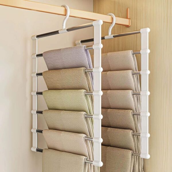 Xmart India 5 Layer Folding Pants Hangers - StainlessBest Amazon Deals Xmart India 5 Layer Folding Pants Hangers - StainlessBest Amazon Deals