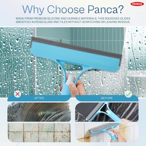 PANCA 3-in-1 Window Cleaning Wiper Spray Squeegee withBest Amazon Deals