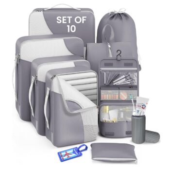 OCEANEVO Set of 10 Pcs Packing Cubes for Travel |Best Amazon Deals