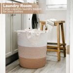 ALBY Large Rope Basket – Tall Laundry Basket Hamper forBest Amazon Deals