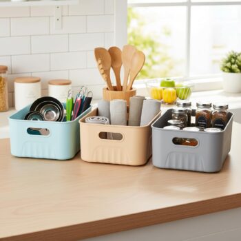 Xmart India Plastic Storage Baskets wardrobe organizerBest Amazon Deals Xmart India Plastic Storage Baskets wardrobe organizerBest Amazon Deals
