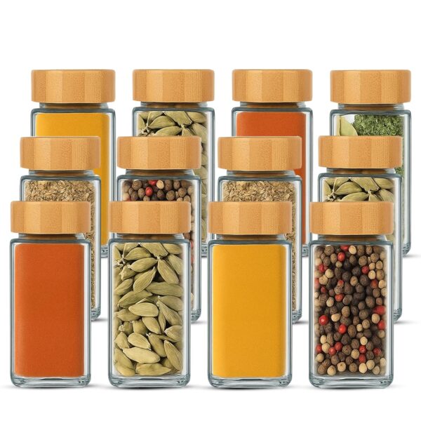 The Better Home Spice Storage Set with Airtight BambooBest Amazon Deals The Better Home Spice Storage Set with Airtight BambooBest Amazon Deals