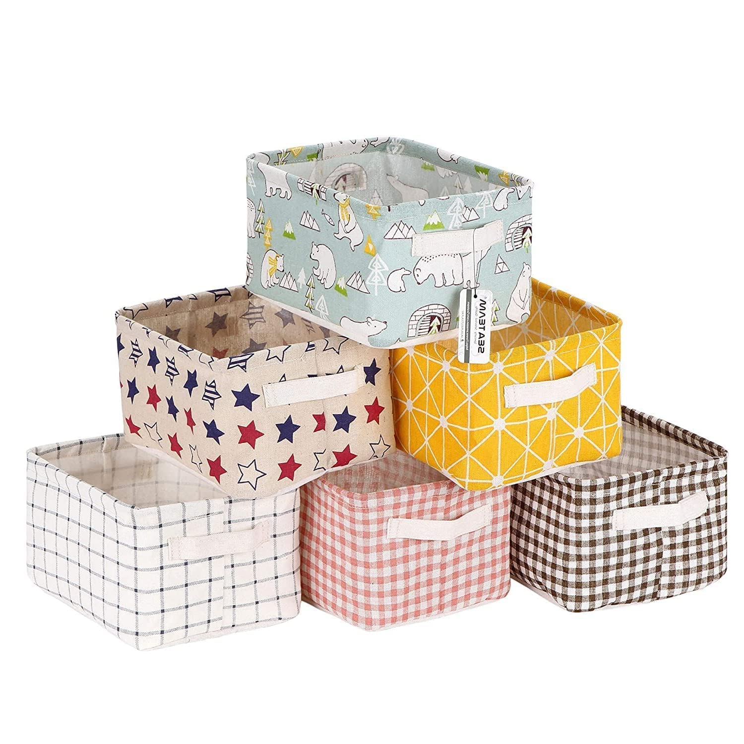 PALAK (Pack of 7 Foldable Multipurpose Storage Box SmallBest Amazon Deals