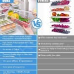 6pcs Fridge Storage Boxes Fridge Organizer with RemovableBest Amazon Deals
