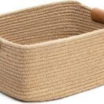 ALBY Rectangle Cotton Rope Woven Basket with Handles forBest Amazon Deals ALBY Rectangle Cotton Rope Woven Basket with Handles forBest Amazon Deals