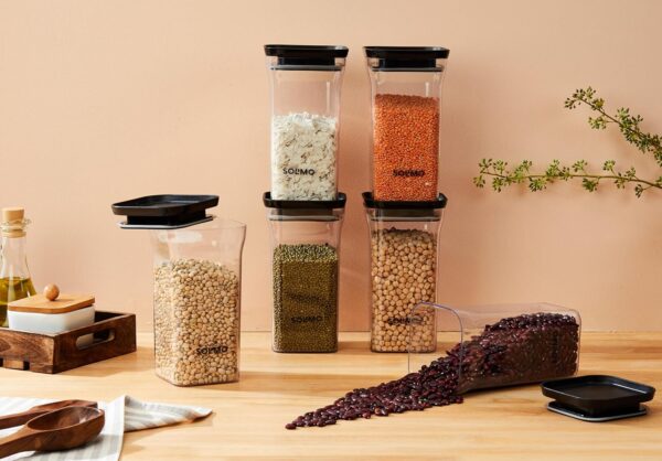 Amazon Brand – Solimo Plastic Storage Jar and ContainerBest Amazon Deals