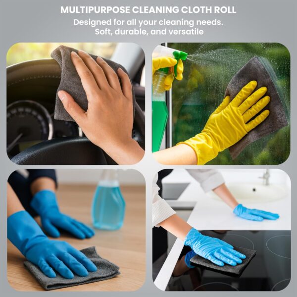 ShineXPro Microfiber Cleaning Cloth Roll, 20Pcs, 4000Best Amazon Deals