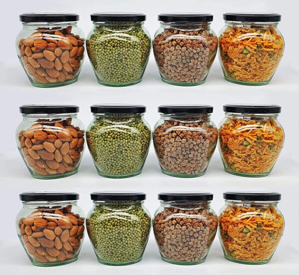SITOVI Transparent Glass Jar and Container Air TightBest Amazon Deals
