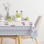 Astitva 100% Cotton Premium 68 Seater Dining Table CoverBest Amazon Deals