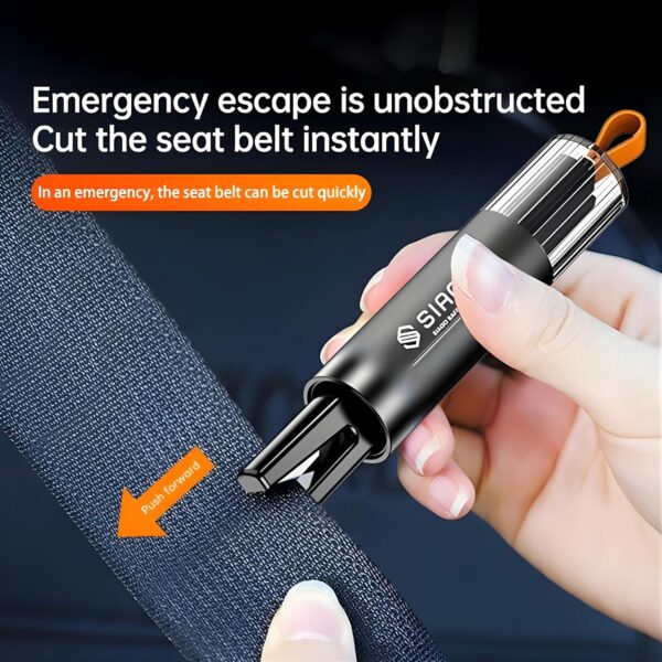 SIAGO Car Safety Hammer Emergency Escape Tool | 2-in-1Best Amazon Deals