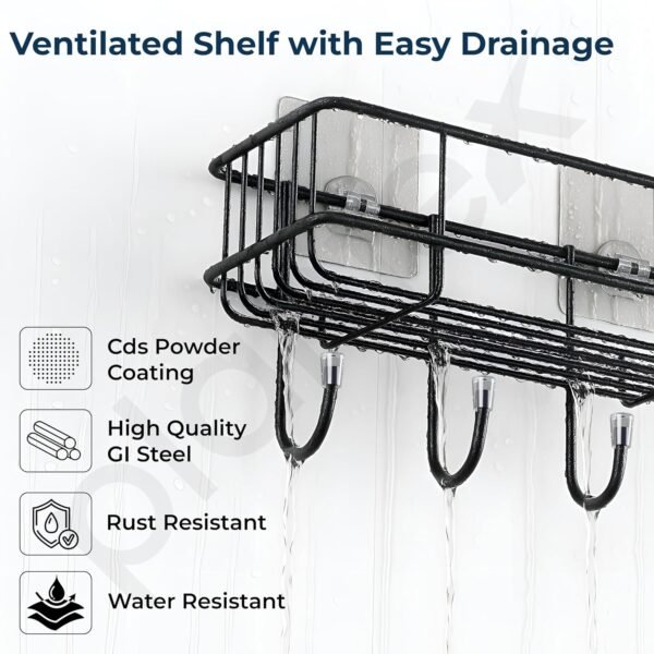 Plantex Bathroom Organiser Without Drill/GI Steel SelfBest Amazon Deals
