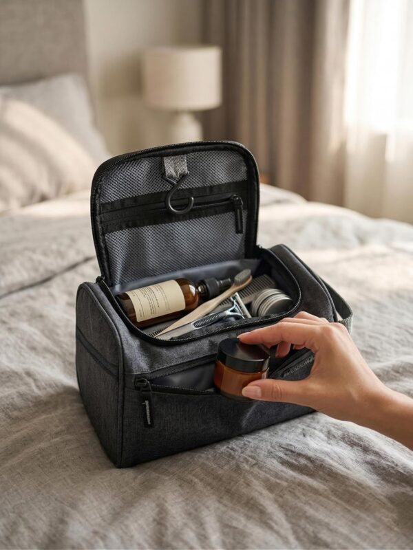 Wooum Travel Toiletry Bag for Men | Water-ResistantBest Amazon Deals