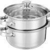 Amazon Brand - Solimo Stainless Steel Steamer with GlassBest Amazon Deals Amazon Brand - Solimo Stainless Steel Steamer with GlassBest Amazon Deals