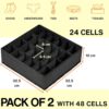 Skrill 24-Compartment – Set of 2 | Non-Woven FoldableBest Amazon Deals
