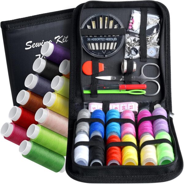 Tusmad Portable Sewing Kit Box with Zipper Case Travel &Best Amazon Deals Tusmad Portable Sewing Kit Box with Zipper Case Travel &Best Amazon Deals