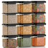Homeor Plastic Storage Jar & Container Set Air-Tight BPABest Amazon Deals Homeor Plastic Storage Jar & Container Set Air-Tight BPABest Amazon Deals