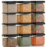Homeor Plastic Storage Jar & Container Set Air-Tight BPABest Amazon Deals Homeor Plastic Storage Jar & Container Set Air-Tight BPABest Amazon Deals