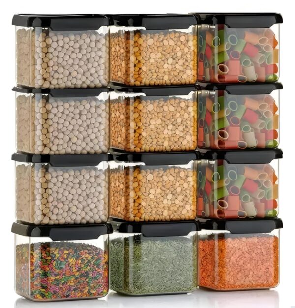 Homeor Plastic Storage Jar & Container Set Air-Tight BPABest Amazon Deals Homeor Plastic Storage Jar & Container Set Air-Tight BPABest Amazon Deals