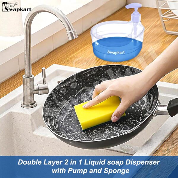 SWAPKART Double Layer Soap Dispenser for BathroomBest Amazon Deals