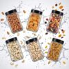 Airtight Glass Storage Jar 1000ml Set of 4 with Black LidBest Amazon Deals
