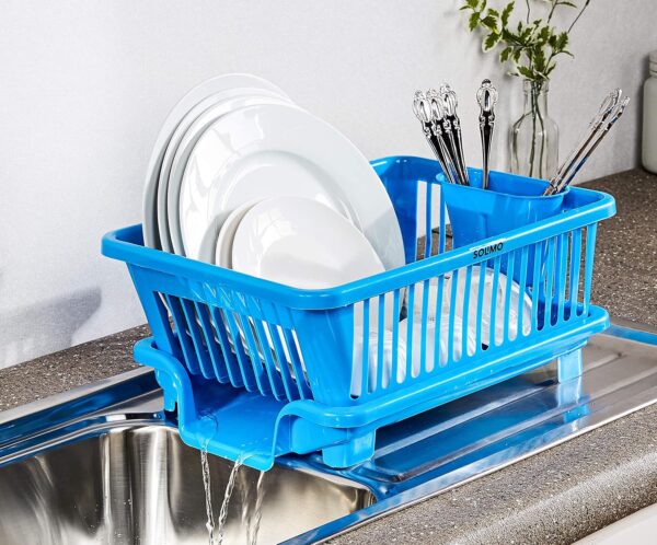 Amazon Brand – Solimo Plastic Dish Drainer withBest Amazon Deals