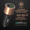 Duracell 38W Fast Car Charger Adapter with Dual Output.Best Amazon Deals