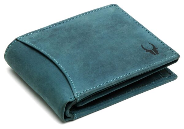 WildHorn Blue Hunter Leather Men’s Wallet