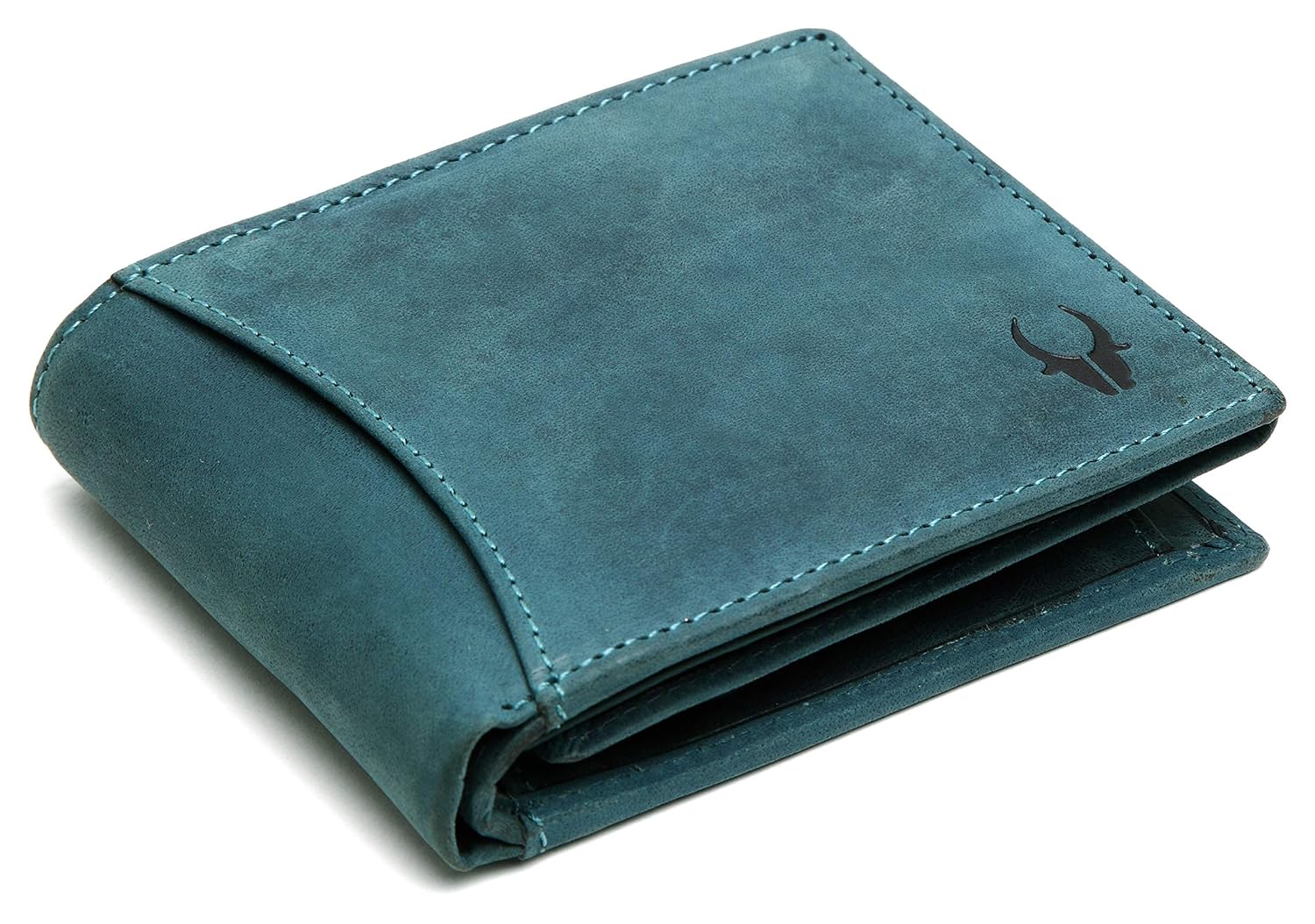 WildHorn Blue Hunter Leather Men’s Wallet