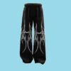 Unisex Wide Leg Baggy Track Pant Graphic Printed CasualBest Amazon Deals