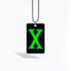 Acrylic Fluorescent Green X Hanging Car Accessory Best Amazon Deals