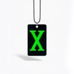 Acrylic Fluorescent Green X Hanging Car Accessory Best Amazon Deals