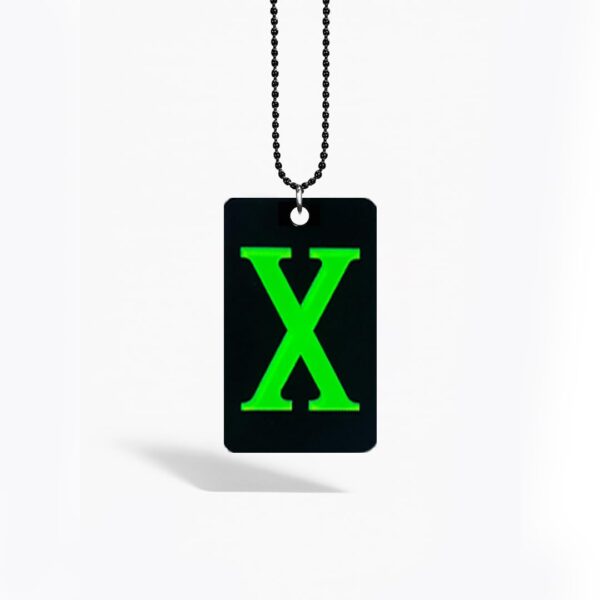 Acrylic Fluorescent Green X Hanging Car Accessory Best Amazon Deals