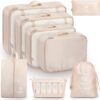 FLYNGO Nylon 8 Pcs Travel Organizer Pouch Packing CubesBest Amazon Deals FLYNGO Nylon 8 Pcs Travel Organizer Pouch Packing CubesBest Amazon Deals