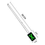 Acrylic Fluorescent Green X Hanging Car Accessory Best Amazon Deals
